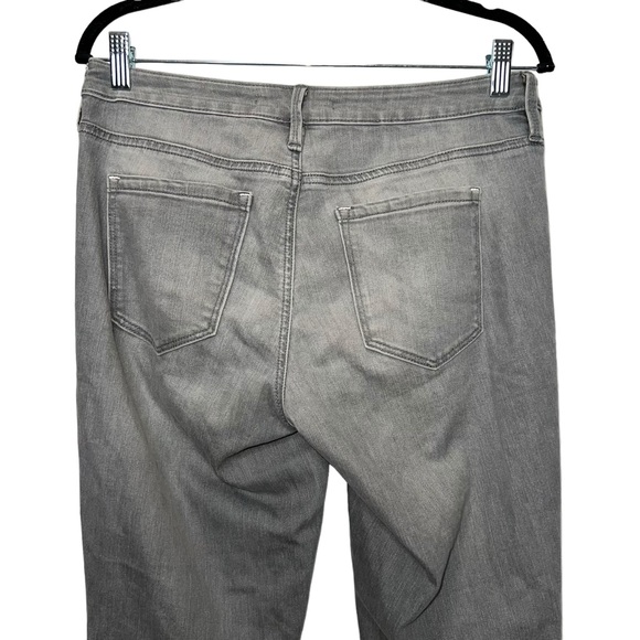 Athleta Sculptek Washed Gray Skinny Jeans Size 4 - Picture 8 of 14